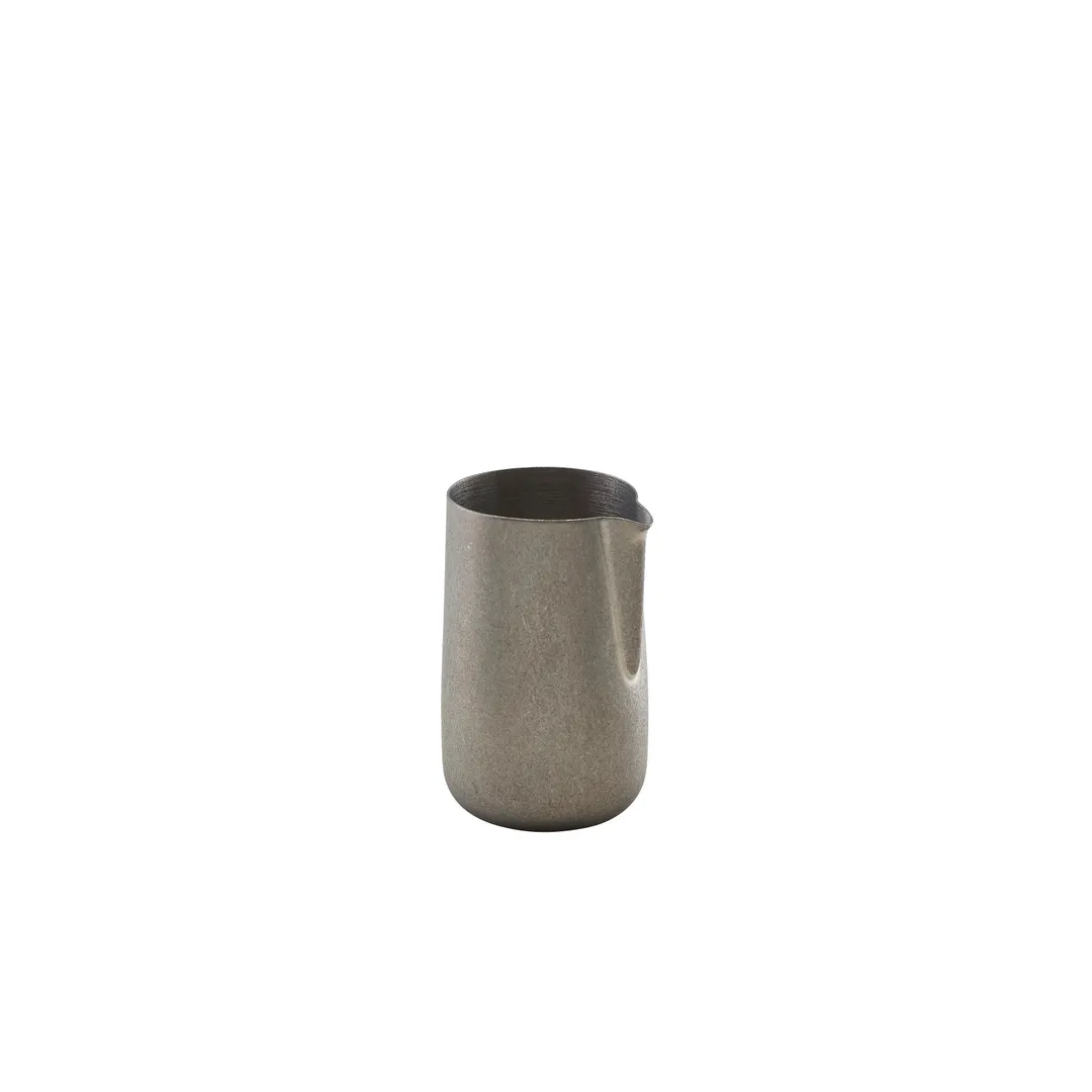 Steelite GWSJG5V Creamer Pitcher, 5.0 Oz Capacity, 18/0 Stainless Steel, Vintage Finish - 1 Dozen