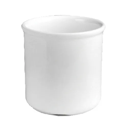 Steelite HL3020AWHA - 6" Bain Marie Jar, 2 Qt (64 oz), 6" Dia x 6-1/8" H, White China - 6/Case