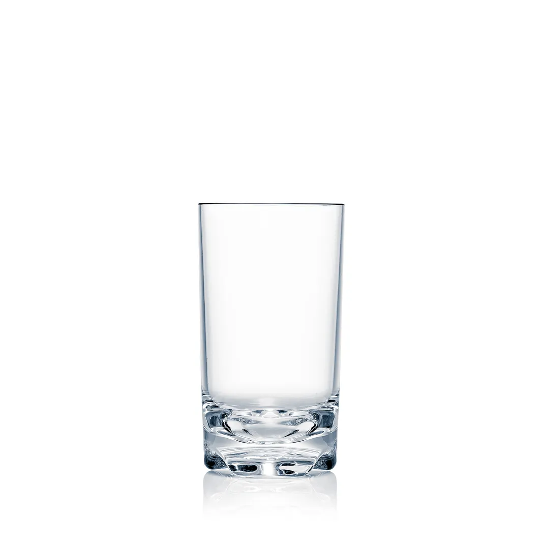 Steelite N100023 - 14 oz Clear Polycarbonate Hi‑Ball Glass, 5-1/2" H x 3" B - 1 Dozen