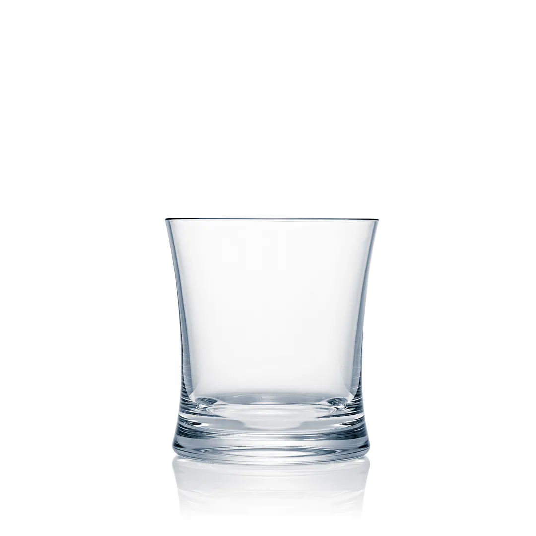 Steelite N400023 Old Fashioned 14 oz Clear Polycarbonate Shatter-Proof Hand-Finish H4-1/8" - 1 Dozen