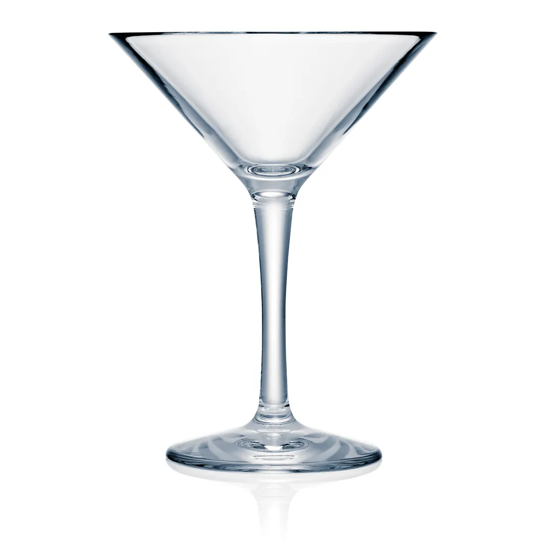Steelite N401083 - 8 Oz Clear Polycarbonate Martini Glass, 6½" H x 4⅞" W, Shatter‑Proof, 1 Dozen