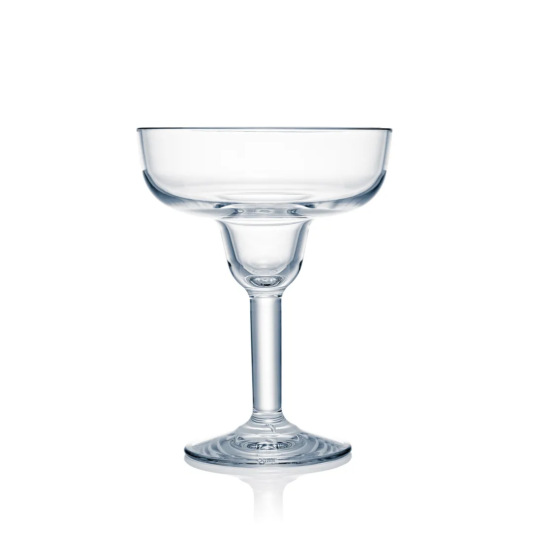 Steelite N407003 - 16 oz Clear Polycarbonate Margarita Glass, Hand‑Finished, H 6‑7/8" - 1 Dozen
