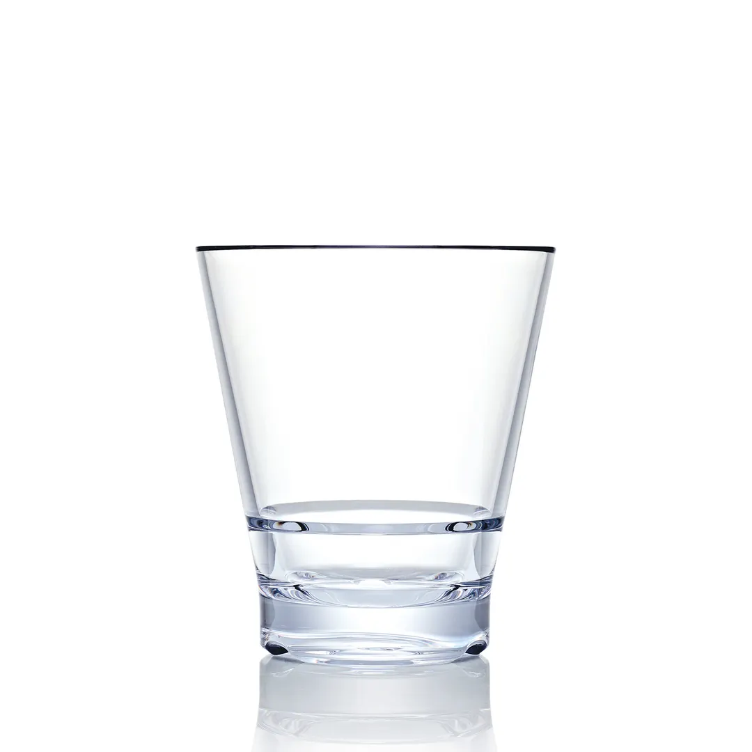 Steelite N720143 Capella Old Fashioned Glass, 14 oz Clear Polycarbonate, H 4‑1/4" – 1 Dozen