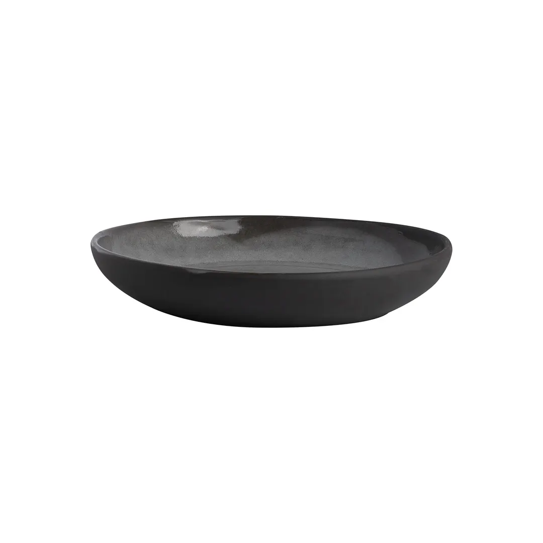 Steelite OG1017163 - 9" Round Bowl, 1.25 Qt (40 Oz), Gembrook Gray Stoneware Ceramic - 1 Dozen