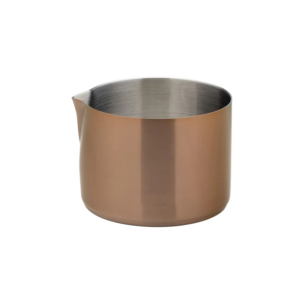 Steelite UF92109 Creamer Pitcher 9‑Ounce Copper Steel Pourer 2.953" x 2.953" x 2.25"- 6/Case