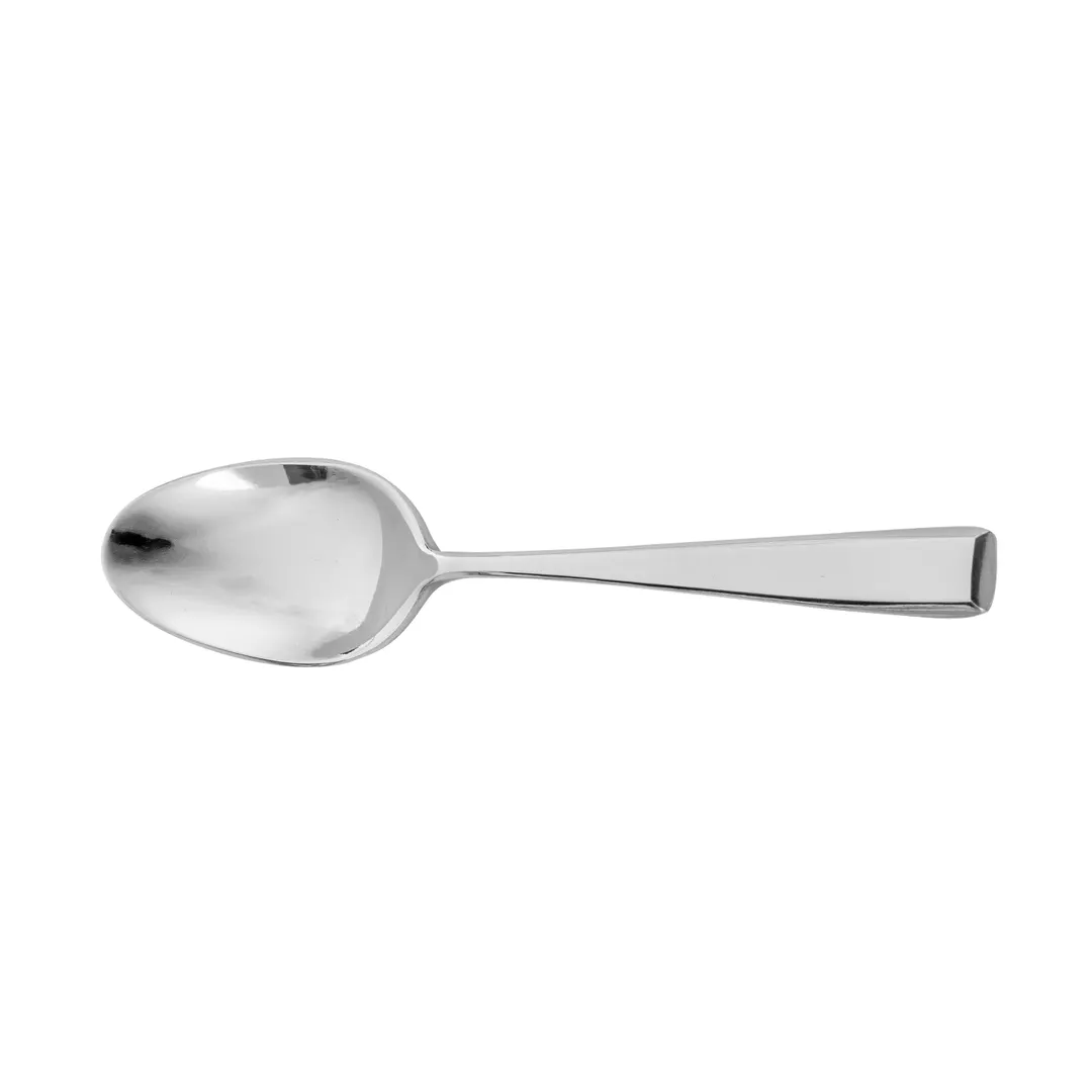 Steelite WL8303 - 8-3/8" Stainless Steel Serving Spoon, One-Piece Handle, 18/0, 4-8" - 1 Dozen