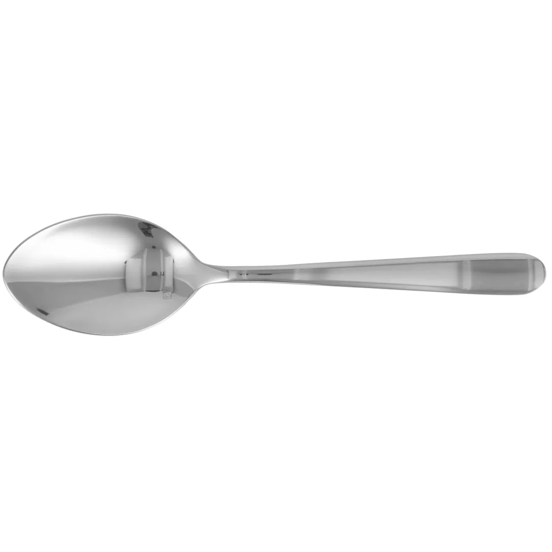 Steelite WLVAC03 Serving Spoon, 9-1/4" Length, 18/10 Stainless Steel Non-Insulated Handle - 1 Dozen