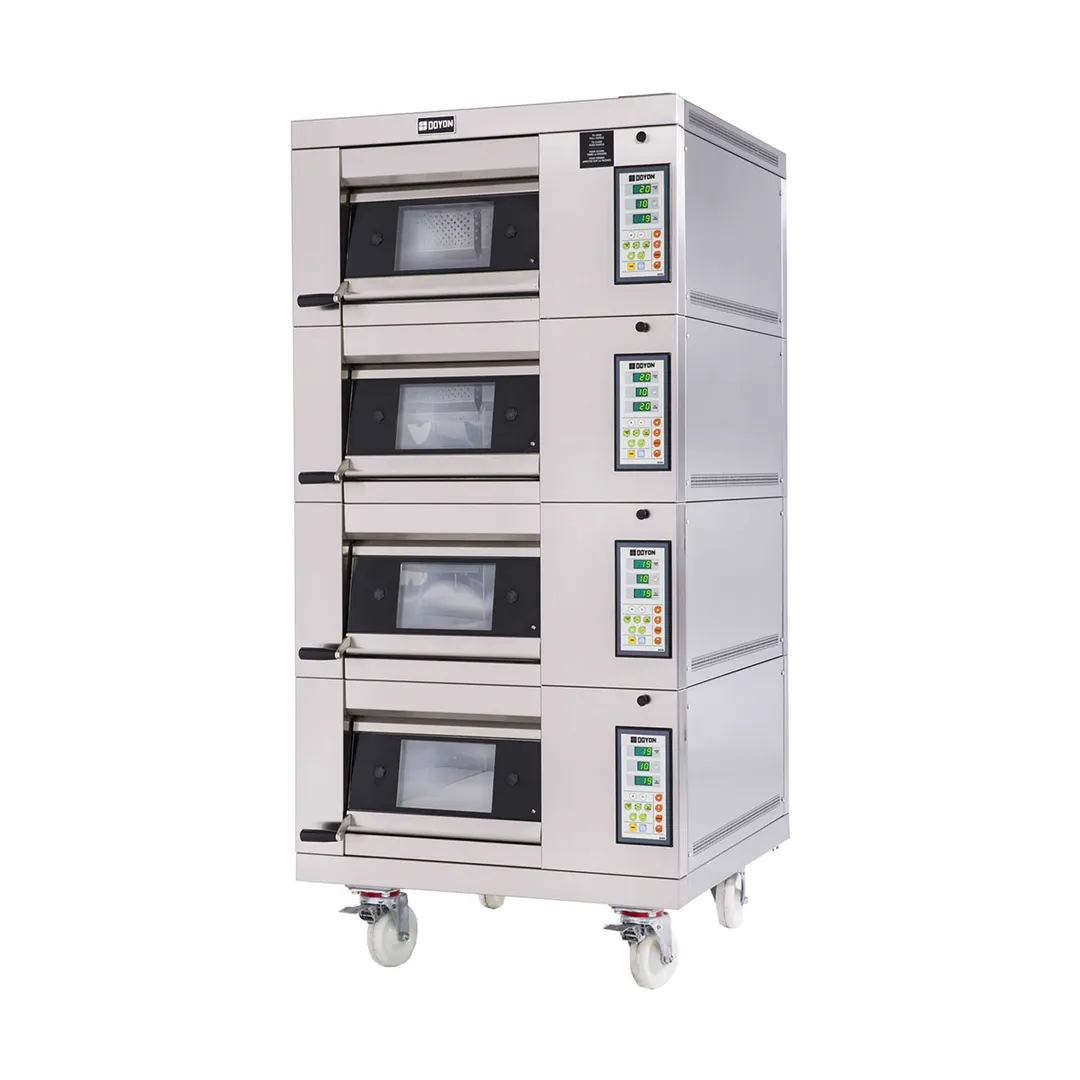 Doyon 1T4 35" Electric Artisan Stone Four-Deck Oven w/ Stone Heart Deck, 4-Pan Capacity