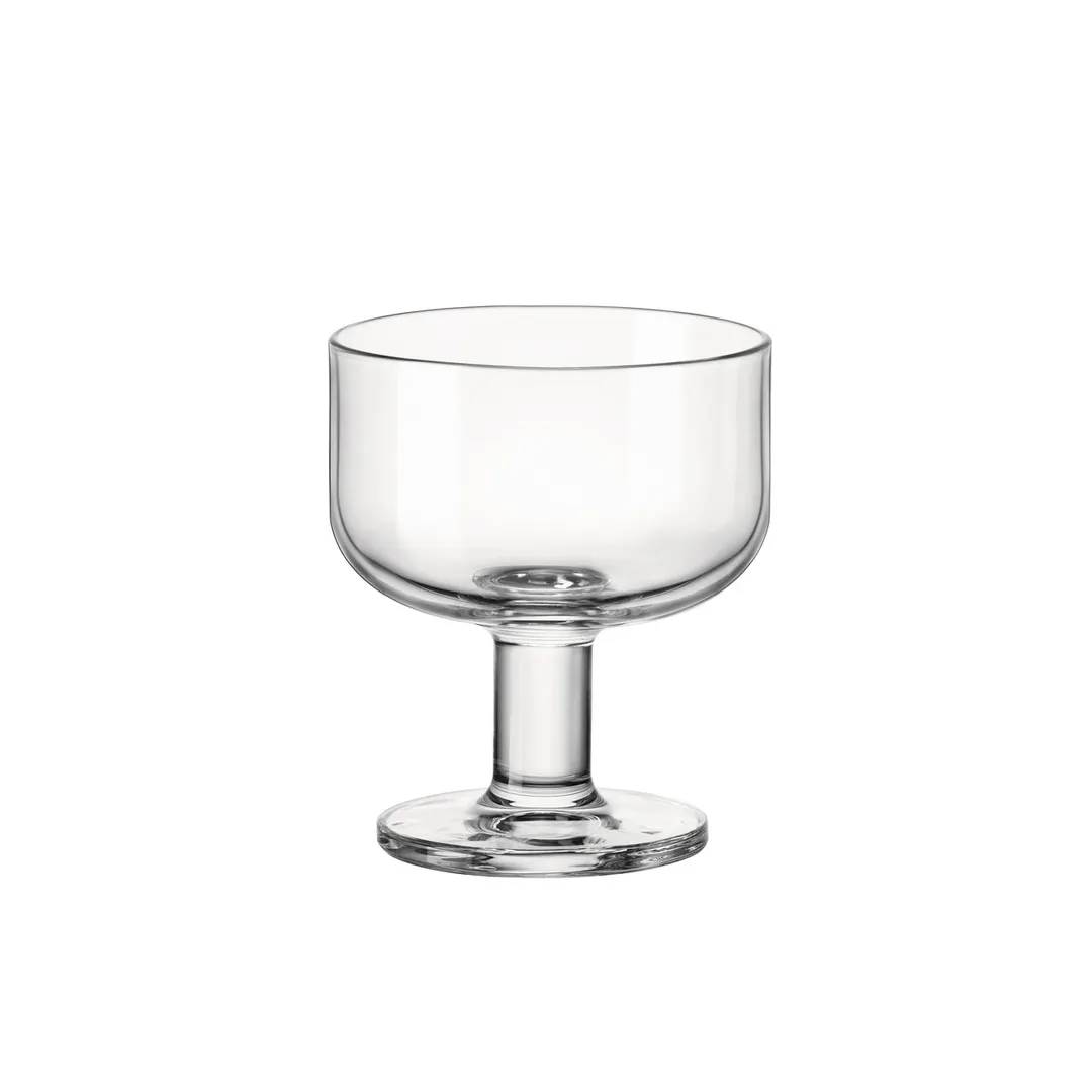 Steelite 49200Q918 Dessert Dish 8 Oz Footed Base 3.5" x 4.0" Soda Lime Glass - 1 Dozen