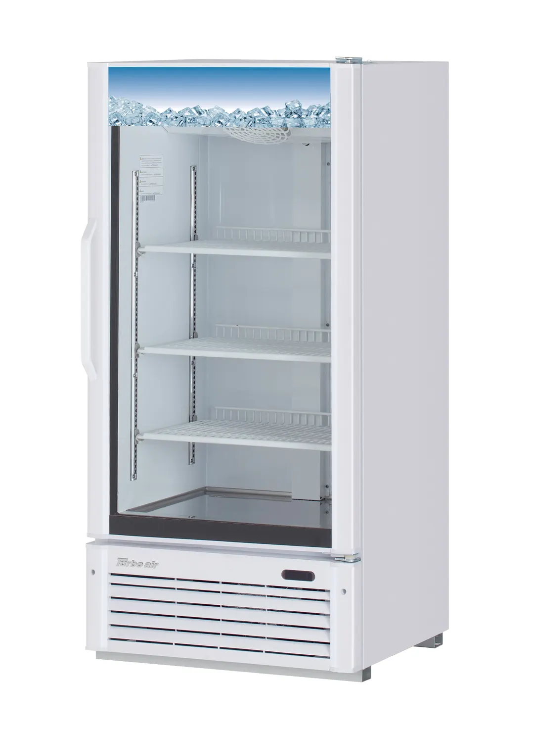 Turbo Air TGM-10W-N6 27" 1-Glass Door Merchandiser Refrigerator, White,  8.93 cu. ft.