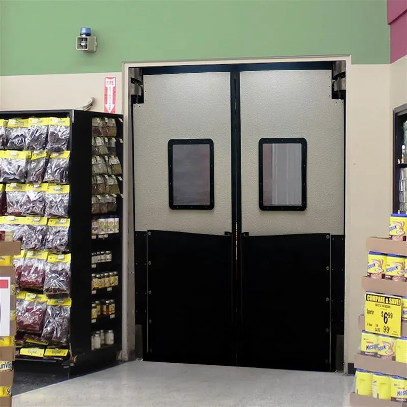 World Manufacturing GENERATION III 60” X 84” Double Panel Grocery & Supermarket & Warehouse Swinging Door