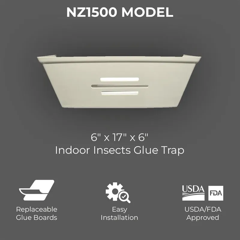 World Manufacturing NZ1500 Non-Zap Fly Trap, Up to 800 Sq. Ft. Coverage Area