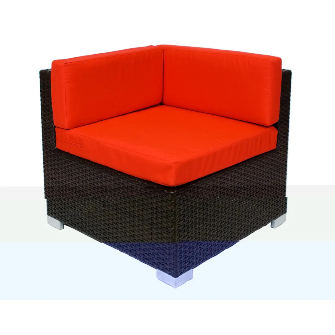 BFM Seating PH5101C-CU Aruba Cushion Set for Corner Sofa Sunbrella Canvas