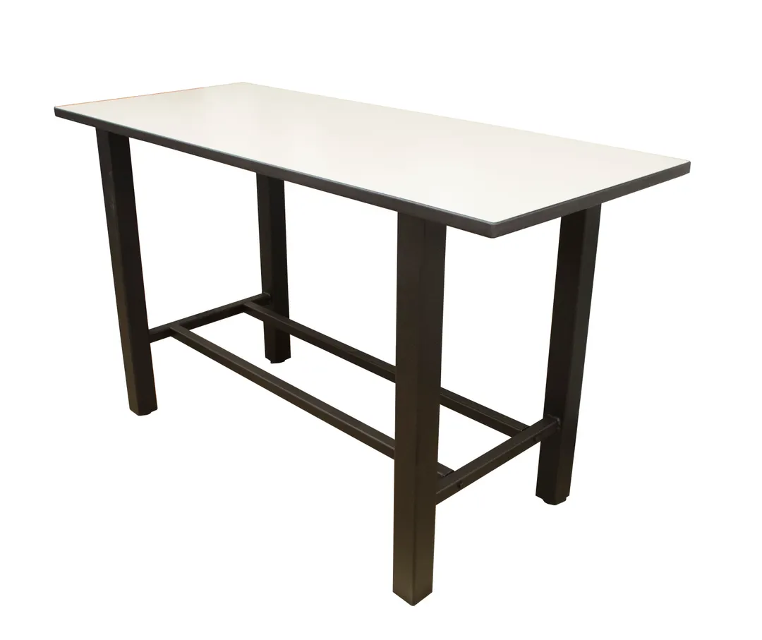 Plymold 30072TPDH42 Hero Communal Table, 30x72, Rectangular, Bar Height, Laminate Top