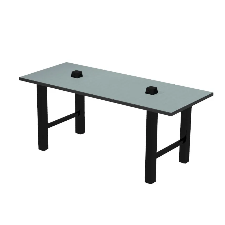 Plymold 30096TPDH30 Hero Communal Table, 96" Wide, 30" Deep, Rectangular, Dining Height, Laminate Top