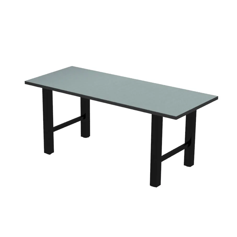 Plymold 30096TPDH30 Hero Communal Table, 96" Wide, 30" Deep, Rectangular, Dining Height, Laminate Top