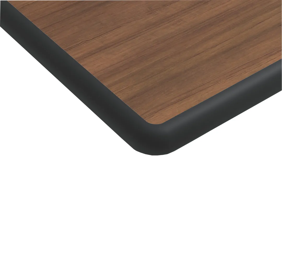 Plymold 48000DE Round Laminate Table Top, 48" Dia., Dur-A-Edge Molding