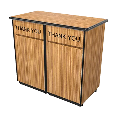 Plymold 80200DE Cabinet Style Trash Receptacle