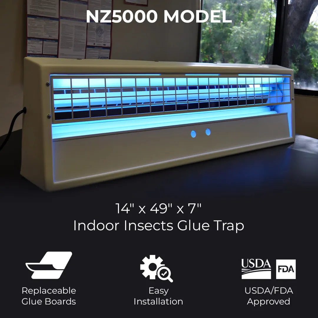 World Manufacturing NZ5000 Industrial Non-Zap Fly Trap, Up to 2,500 Sq. Ft. Coverage Area
