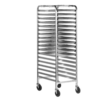Alexander Industries E-400 Bun Pan Rack, 68H, 11 Pan Capacity, Aluminum, End Loading, NSF