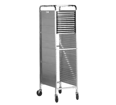 Alexander Industries EL-36 Mobile Bun Pan Rack, 69H x 21.25W x 26D, 36 Capacity, Aluminum, NSF, End Loading