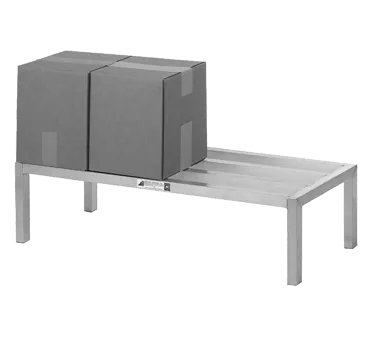 Alexander Industries HDN-2036 Heavy Duty Dunnage Rack, 36"W x 20"D x 12"H, 2000 lb, Aluminum