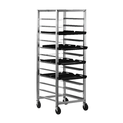 Alexander Industries HDTR-600-R Heavy Duty Mobile Tray Rack, 72H x 23.5W x 30D, Aluminum, 1200 lbs, NSF