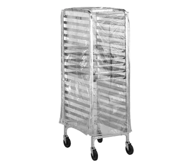 Alexander Industries SRC-1826 HD Sanitary Vinyl Bun Pan Rack Cover, 23" Wide, 28" Deep, 58" High