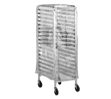 Alexander Industries SRC-1826 Sanitary Bun Pan Rack Cover, 23" Wide x 28" Depth x 58" Height, Transparent Vinyl