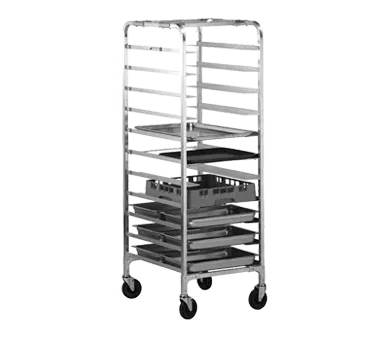 Alexander Industries U-400 Universal Sheet Pan Rack, 68H x 23W x 26D, 11 Capacity, Aluminum, NSF