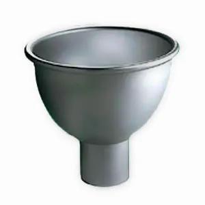 American Metalcraft 1004 Funnel - 4 Qt (65 oz), 8.75" Bowl, 3" Neck, 8" H, 14G Aluminum