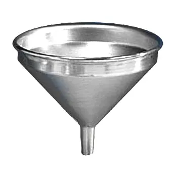 American Metalcraft 913 Funnel - 2qt (64oz), 9-1/8" Top, 16ga Spun Aluminum, Air Vents