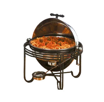 American Metalcraft CDFP44 Chafer Food Pan – Round 12" Stainless Steel for Mesa, Fits Chafing Dish