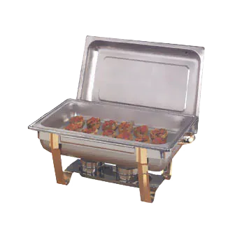 American Metalcraft CDFP88 Full-Size Rectangular Stainless Steel Chafer Food Pan for Allegro Chafers