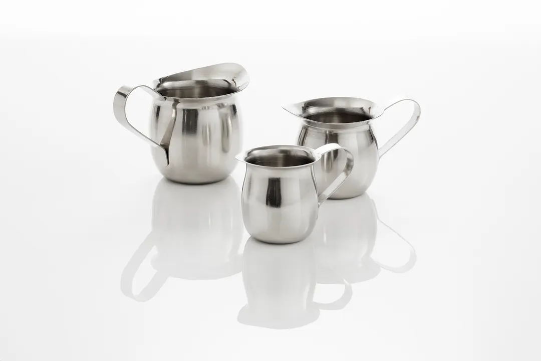 American Metalcraft CP150 Stainless Steel Creamer Pitcher, 1.5 oz, Bell Design, Polished Finish