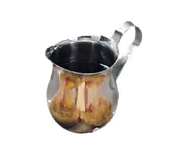 American Metalcraft CP300 Creamer Pitcher, 3 Oz, 2-1/8" X 3-3/4" X 2-3/8" Stainless Steel, Loop Handle