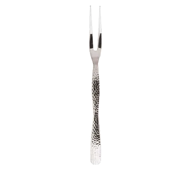 American Metalcraft HM11FK Serving Fork, 11" Length, 2‑Tine Hammered Handle, Stainless Steel