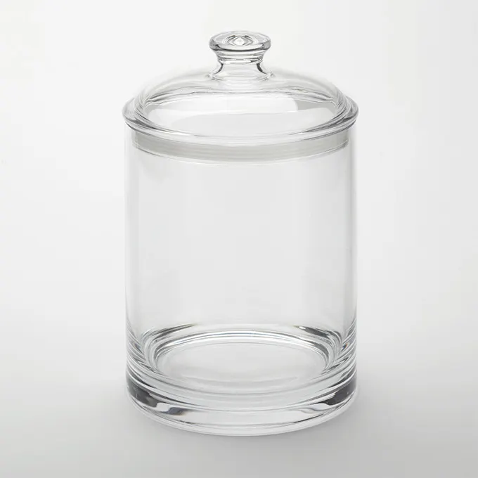 American Metalcraft JPC120 Clear Polycarbonate Storage Jar With Lid, 120 Oz Capacity - 8/Case