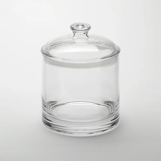 American Metalcraft JPC84 Clear Polycarbonate Storage Jar with Lid, 84-Oz Capacity, Food-Safe Canister