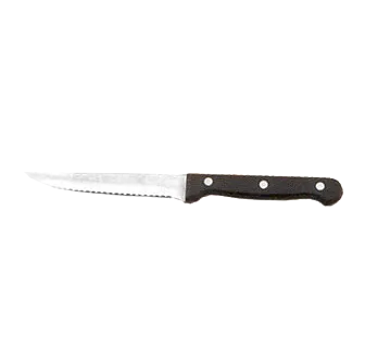 American Metalcraft KNF7 - Stamped 4.5" Blade Steak Knife 8.75" Overall Pointed Tang Stainless Plastic - Dozen