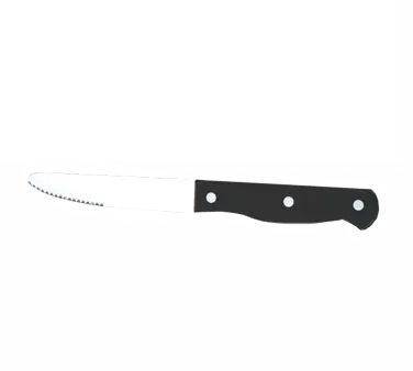 American Metalcraft KNF8 - Stamped 5" Steak Knife, 10" Overall, Stainless - Dozen