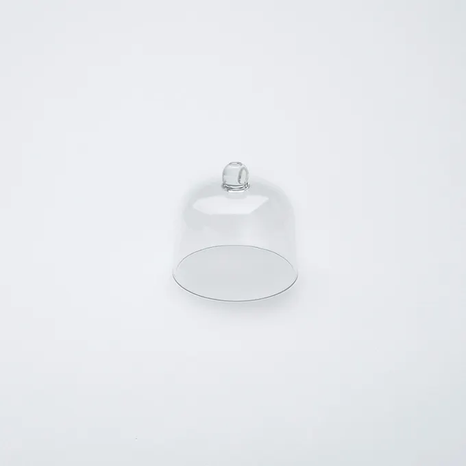 American Metalcraft LFTD4 Dome Cover Cloche, 4-1/8" Diameter Round Clear Polycarbonate Plastic