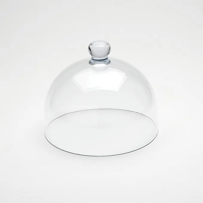 American Metalcraft LFTD8 Dome Plate Cover, Clear PC Lift Cloche, Round 8-1/8" Dia x 5-5/8" H, 8"-9"