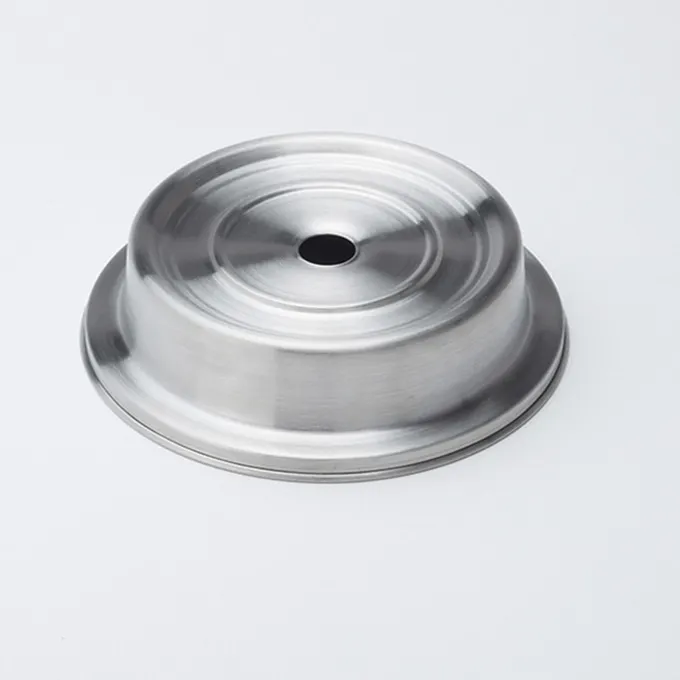 American Metalcraft PC0788S Plate Cover – Silver Steel, Fits 7‑5/8"‑4‑7/8" Plates