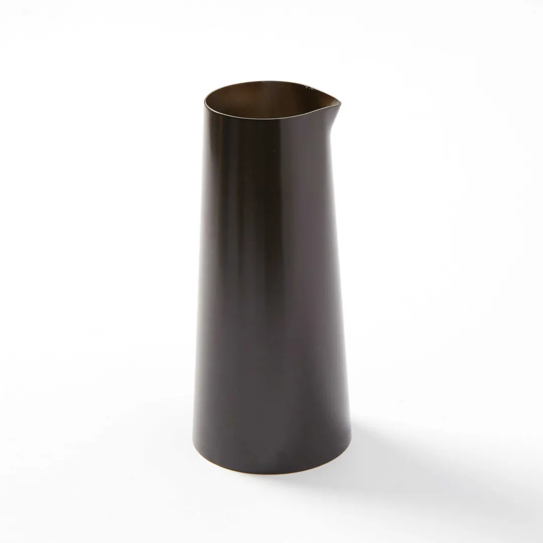 American Metalcraft SCMB6 Creamer Pitcher, 6 Oz, 2" Dia x 4‑3/4" H, Stainless Steel Black Satin