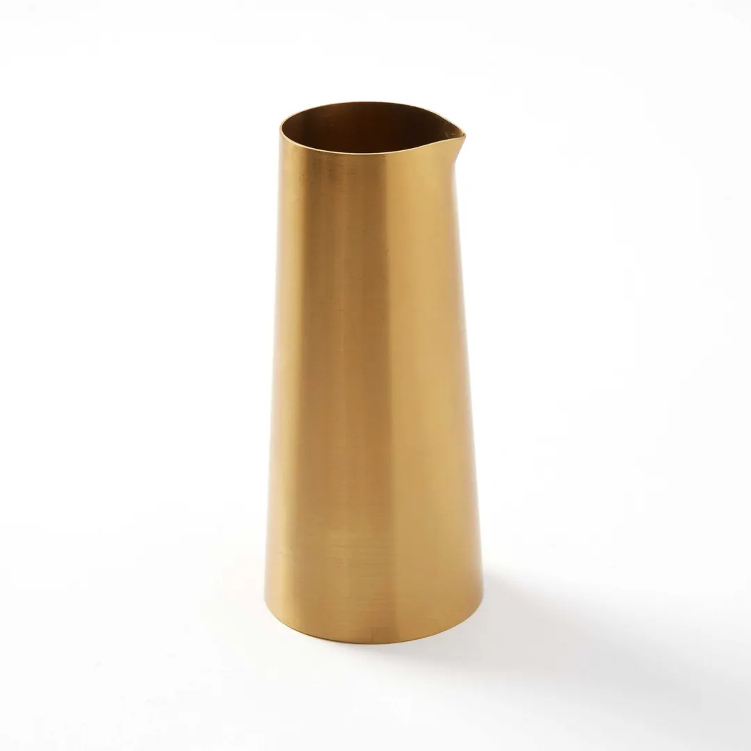 American Metalcraft SCMG6 Evolution Creamer, 6-8 oz, 2" Dia × 4-3/4" H, Stainless Steel Satin Gold Finish