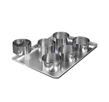 American Metalcraft SR6073 Cake Ring, 7" ID x 3" Deep, 20‑Gauge Stainless Steel
