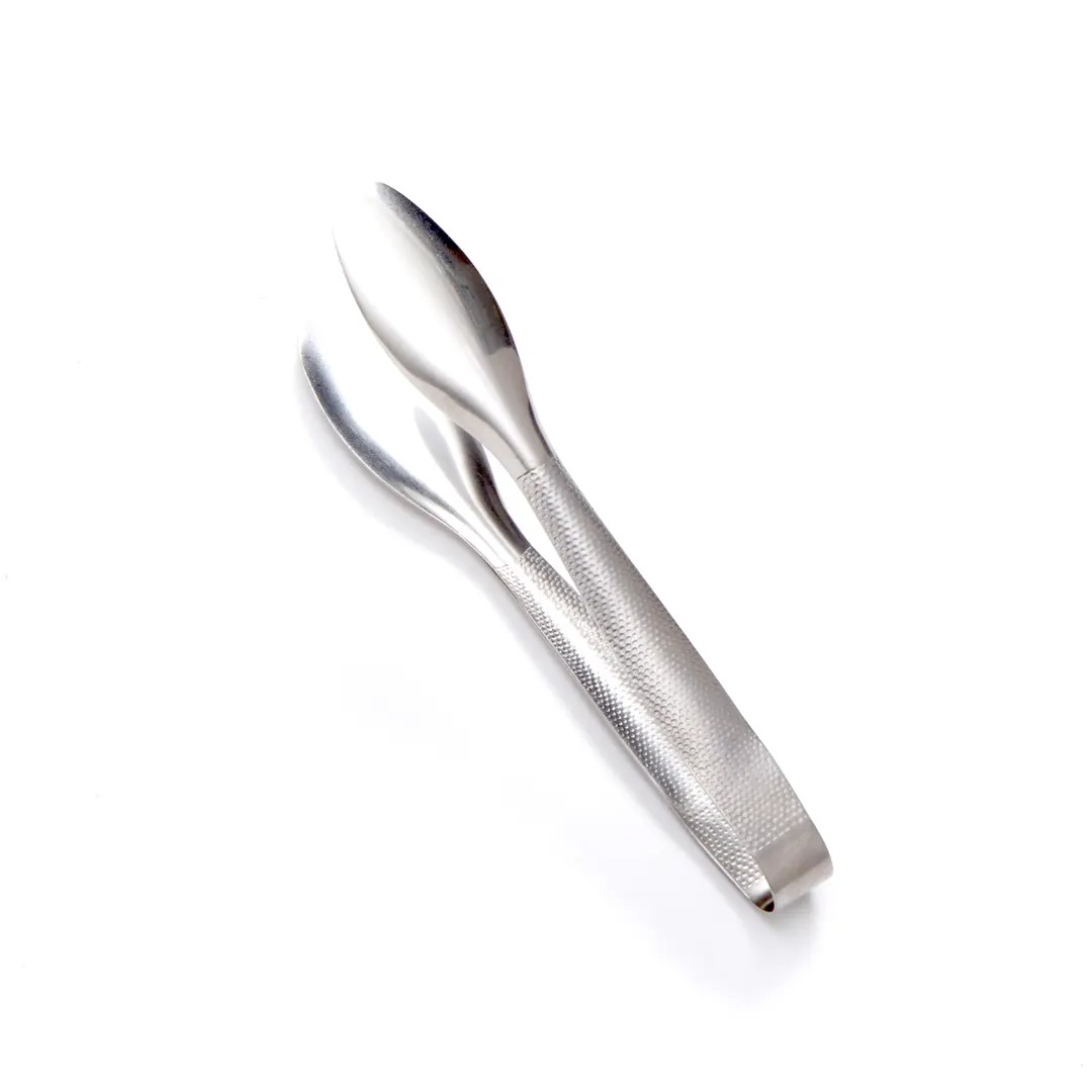American Metalcraft SVHT1 Serving Tongs, 9" Hammered Vintage Stainless Steel