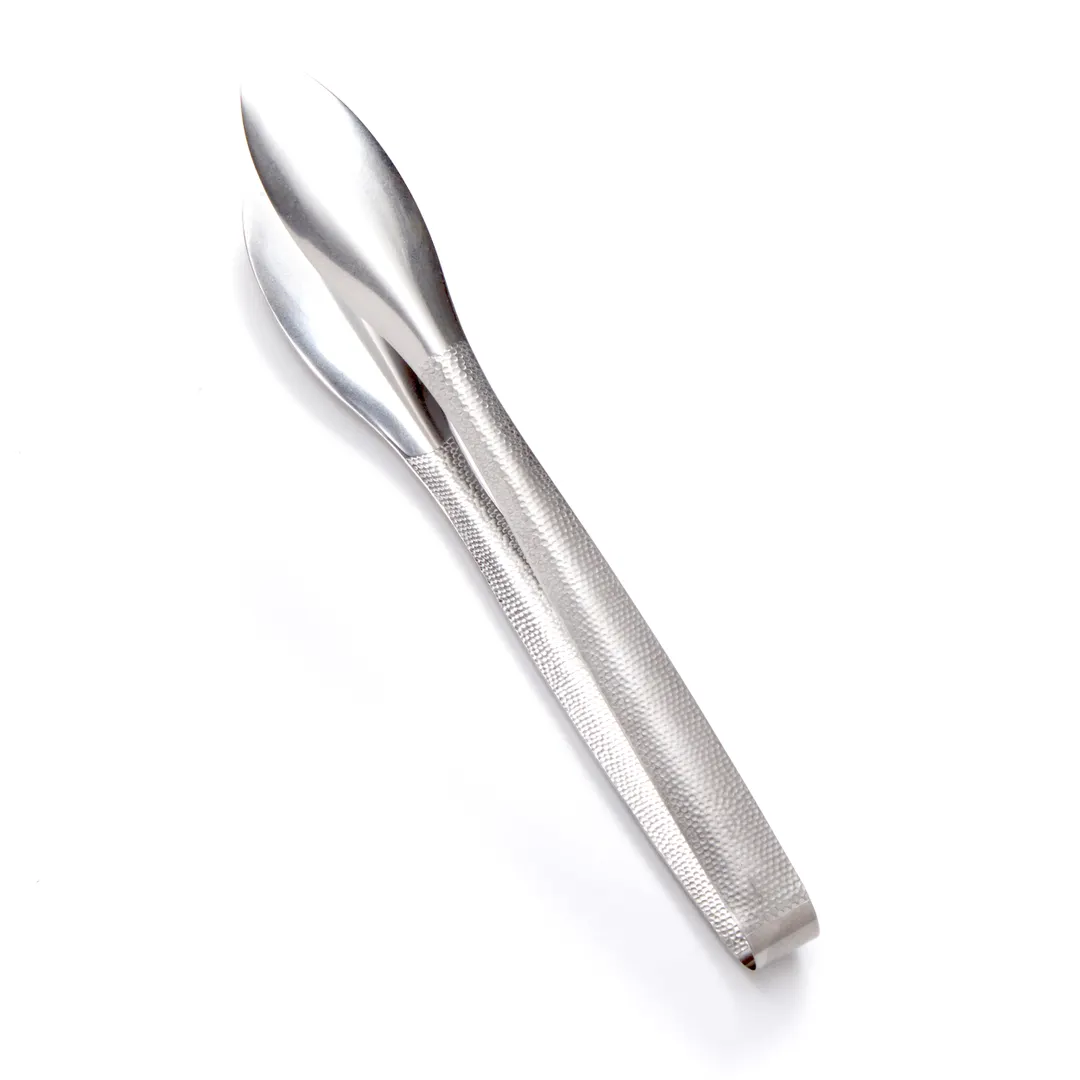 American Metalcraft SVHT2 Serving Tongs, 11-3/4" Hammered Vintage Stainless Steel