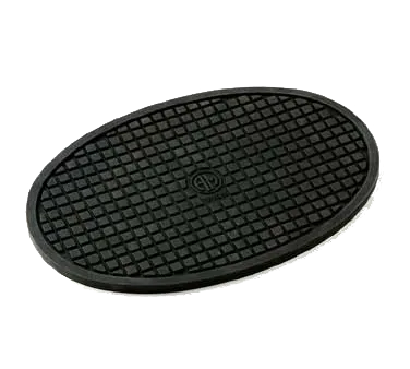 American Metalcraft TRVO85 Silicone Trivet, 8-3/4" L x 5-7/8" W x 1/4" H, Black, Scratch & Slip Resistant